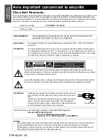 Предварительный просмотр 56 страницы Panasonic F100U - XGA LCD Projector Operating Instructions Manual