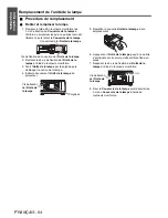 Предварительный просмотр 64 страницы Panasonic F100U - XGA LCD Projector Operating Instructions Manual