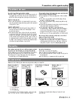 Preview for 9 page of Panasonic F200U - XGA LCD Projector Operating Instructions Manual