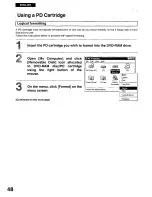 Предварительный просмотр 48 страницы Panasonic F8 - Toughbook - Core 2 Duo SP9300 User Manual