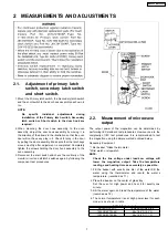 Preview for 7 page of Panasonic F964SF APH Service Manual