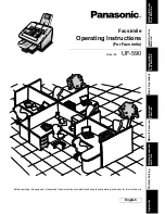 Предварительный просмотр 1 страницы Panasonic Facsimile UF-590 Operating Instructions Manual