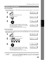 Предварительный просмотр 49 страницы Panasonic Facsimile UF-590 Operating Instructions Manual