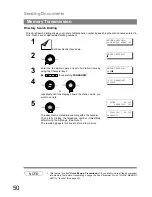 Предварительный просмотр 50 страницы Panasonic Facsimile UF-590 Operating Instructions Manual