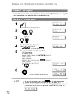 Предварительный просмотр 72 страницы Panasonic Facsimile UF-590 Operating Instructions Manual