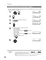 Предварительный просмотр 76 страницы Panasonic Facsimile UF-590 Operating Instructions Manual