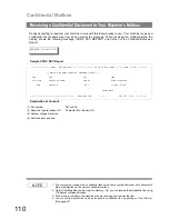 Предварительный просмотр 110 страницы Panasonic Facsimile UF-590 Operating Instructions Manual