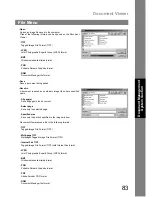 Preview for 83 page of Panasonic Facsimile UF-590 Software Manual