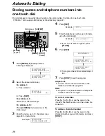 Предварительный просмотр 28 страницы Panasonic FHD351 - B/W Thermal Transfer Operating Instructions Manual