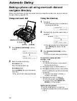 Предварительный просмотр 32 страницы Panasonic FHD351 - B/W Thermal Transfer Operating Instructions Manual