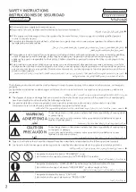 Preview for 2 page of Panasonic FJ-T09A3 Installation Instructions Manual