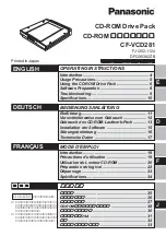 Panasonic FJ1202-1124 Operating Instructions Manual preview