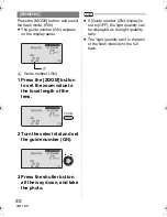 Preview for 30 page of Panasonic FL360 - DMW - Hot-shoe clip-on Flash Operating Instructions Manual