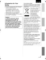 Preview for 3 page of Panasonic FL500 - DMW - Hot-shoe clip-on Flash Operating Instructions Manual