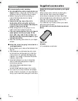 Preview for 4 page of Panasonic FL500 - DMW - Hot-shoe clip-on Flash Operating Instructions Manual