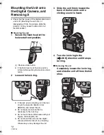 Preview for 12 page of Panasonic FL500 - DMW - Hot-shoe clip-on Flash Operating Instructions Manual