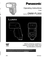 Preview for 1 page of Panasonic FL500 - DMW - Hot-shoe clip-on Flash User Manual