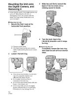 Preview for 12 page of Panasonic FL500 - DMW - Hot-shoe clip-on Flash User Manual