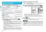 Предварительный просмотр 86 страницы Panasonic Foma p705im Instruction Manual