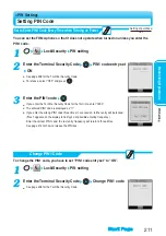 Preview for 213 page of Panasonic FOMA P900iV Manual