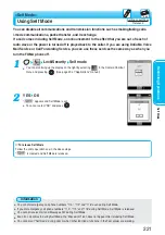 Preview for 223 page of Panasonic FOMA P900iV Manual