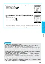 Preview for 233 page of Panasonic FOMA P900iV Manual