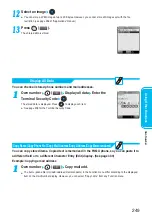 Preview for 251 page of Panasonic FOMA P900iV Manual