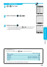 Preview for 259 page of Panasonic FOMA P900iV Manual