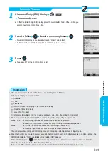 Preview for 333 page of Panasonic FOMA P900iV Manual