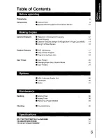 Preview for 5 page of Panasonic FP-7718 Operating Manual