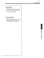 Preview for 101 page of Panasonic FP-7760 Operating Manual