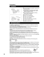 Preview for 8 page of Panasonic FP-D250 Operating Manual