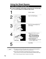 Preview for 14 page of Panasonic FP-D250 Operating Manual