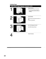 Preview for 62 page of Panasonic FP-D250 Operating Manual