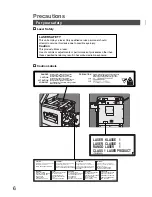 Предварительный просмотр 6 страницы Panasonic FP-D355 Operating Instructions Manual