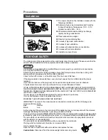 Предварительный просмотр 8 страницы Panasonic FP-D355 Operating Instructions Manual