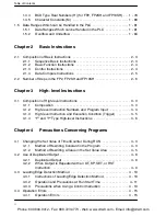 Preview for 4 page of Panasonic FP-E Programming Manual