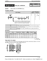 Preview for 303 page of Panasonic FP-E Programming Manual