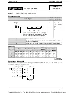 Preview for 305 page of Panasonic FP-E Programming Manual