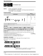 Preview for 558 page of Panasonic FP-E Programming Manual