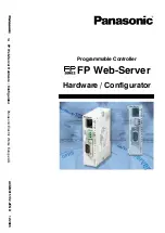 Preview for 1 page of Panasonic FP Web-Server User Manual