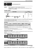 Preview for 699 page of Panasonic FP-X Programming Manual