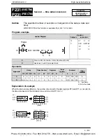 Preview for 855 page of Panasonic FP-X Programming Manual