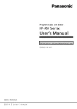 Предварительный просмотр 1 страницы Panasonic FP-XH Series User Manual