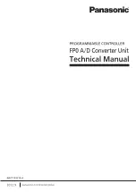 Panasonic FP0-A21 Technical Manual предпросмотр