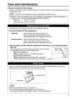 Предварительный просмотр 9 страницы Panasonic FP10HU1 Operating Manual