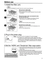 Preview for 5 page of Panasonic FP15HU1 Operating Instructions Manual