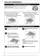 Предварительный просмотр 8 страницы Panasonic FP15HU1 Operating Manual