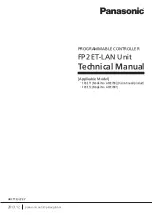 Предварительный просмотр 1 страницы Panasonic FP2 ET-LAN Technical Manual