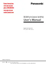 Panasonic FP7 Series User Manual предпросмотр